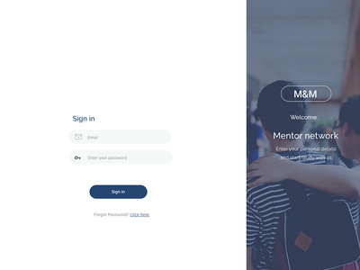 Mentor & Match ui web