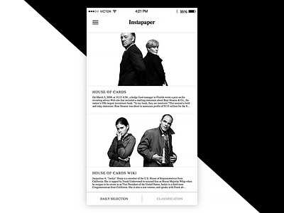 Day022 - Instapaper ui