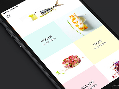 Day101 - Food gui ios iphone6s ue ui ux