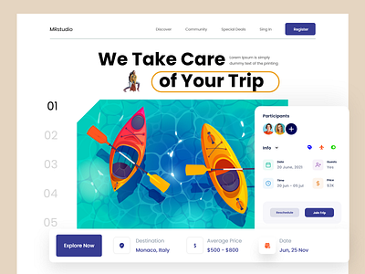 Travel Agency Landing Page