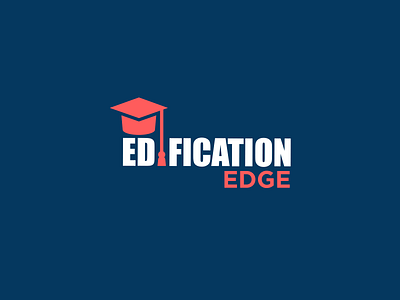 Edification Edge Logo brand classic creative design education logo minimal simple