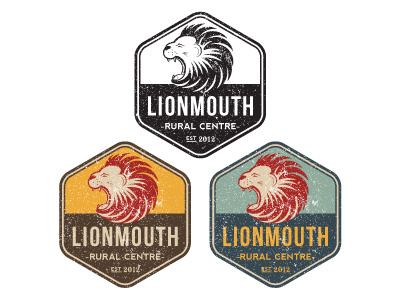 Linonmouth Logo Colour options branding graphic design logo typography