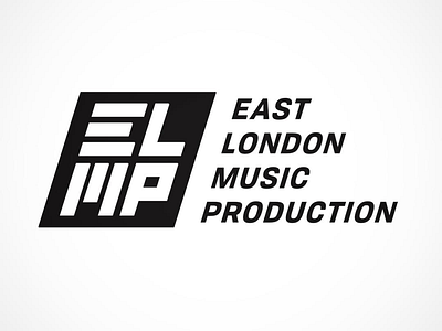 East London Music Production Logo branding logo music