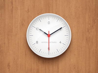Clock clock icon muji