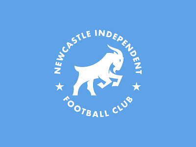 Newcastle Independent Football Club badge crest football football badge football club football crest identity logo soccer soccer crest