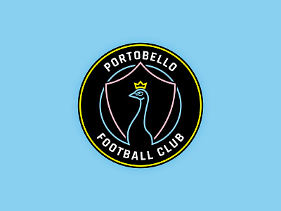 Portobello Football Club badge crest design football football badge football club football crest identity logo soccer soccer crest