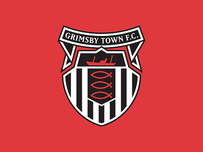 Grimsby Town FC badge crest england football football badge football club football crest grimsby illustration logo soccer soccer crest