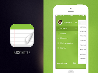 Easy Notes - iOS App