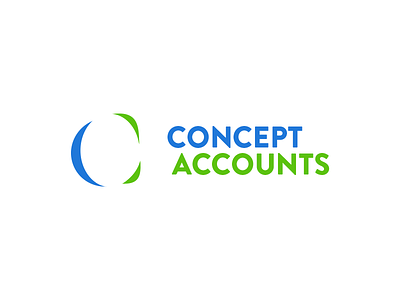 Logo design for accounting firm blue design green logo