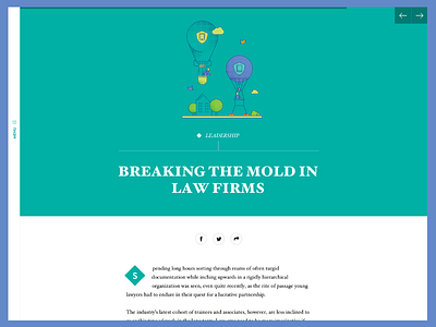 Article from`The Changing Lawyer` Report