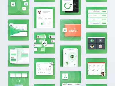 ClickMagick - 50+ UI illustrations app avatars chart features graph illustration onboarding redesign saas startup ui illustration visual design web app web design