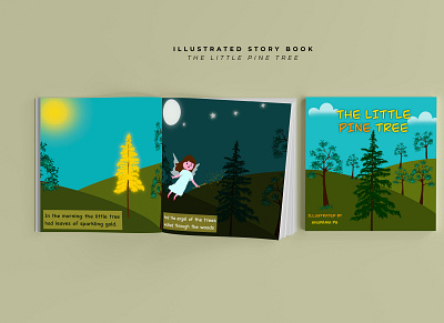 Illustrated Story Book art artist design digital illustration illustrator ipadpro procreate ui