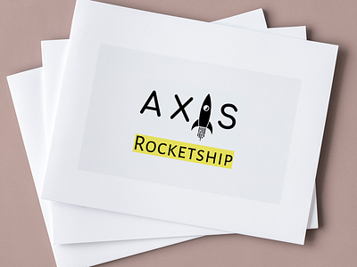 Daily Logo Challenge - Day 1 challenge dailylogochallenge logo design rocket rocket ship space