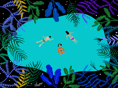 Illustration : Swimming with Nature