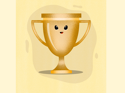 Trophy | Illustration art artist cute design digital graphic illustration illustrator ipadpro painting procreate trophy