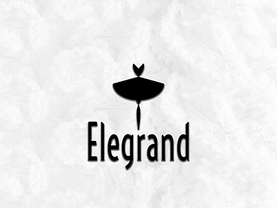 Elegrand logo design for elegant women dresses store