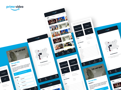 Prime Video App Redesign Dribbble Shot