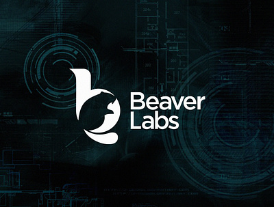 Beaver Labs Logo app brand identity branding computer computer science design flat illustration lab logo minimal start up technology