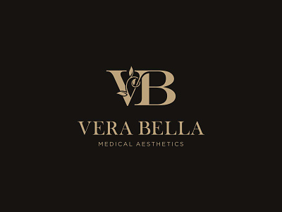 VERA BELLA brand identity branding design floral illustration logo minimal organic vector