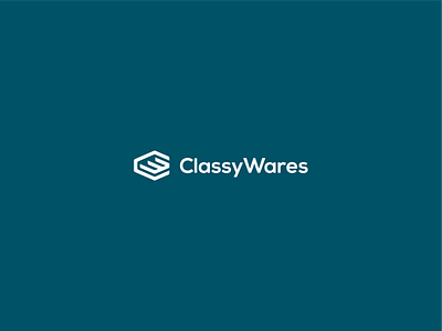 Classy Wares app brand identity branding design flat icon logo minimal technology vector
