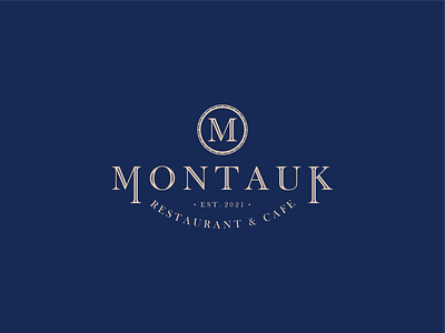 Montauk branding cafe design logo luxury minimal restaurant