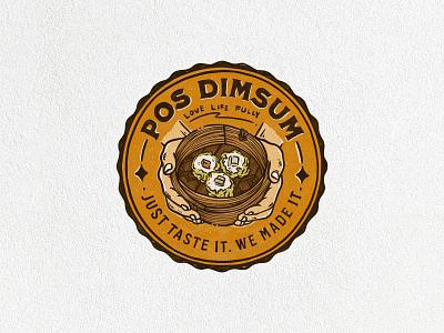 Badge design brand identity branding design food illustration logo