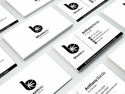 Bluumlab Business Card branding bussines card design