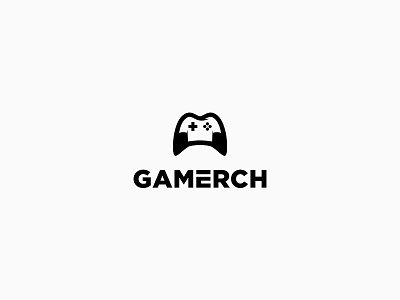 GAMERCH app brand identity design flat design game gaming icon logo merch merchandise vector