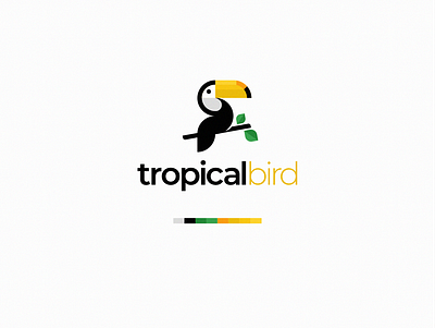 Toucan bird design illustration nature toucan tour travel tropical vector