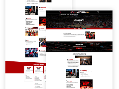 Chicago Bulls - Ticketing UX/UI basketball bulls nba ux uxdesign
