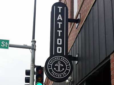 Sailor's Grave Sign benson grave nebraska omaha sailor shop sign tattoo tattoos