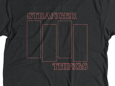 Stranger Things / Black Flag tee