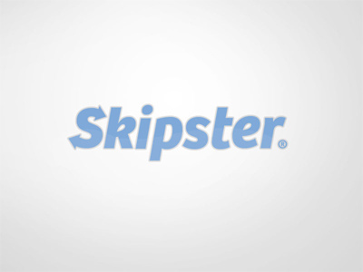 Skipster branding identity logo