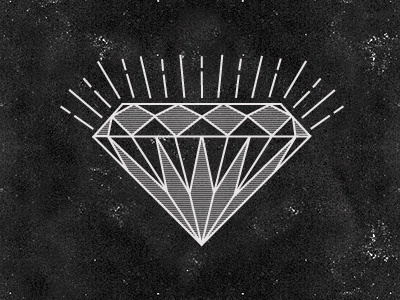 Diamond lines vector work in progress