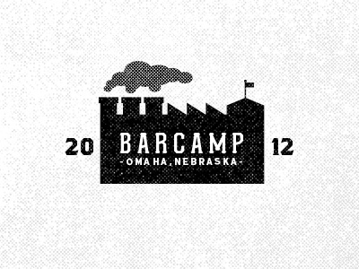 Barcamp Tee barcamp david smith factory halftone nebraska omaha rook