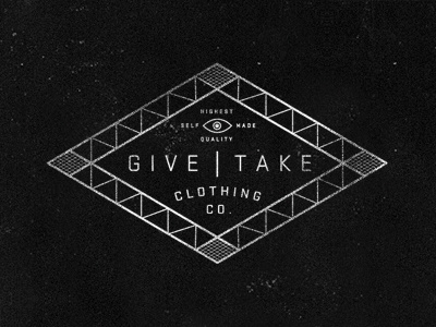 Give | Take clothing diamond eye pattern texture