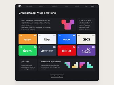 RD. Product Page design ui