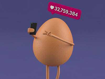 Render 015 - Selfie Egg