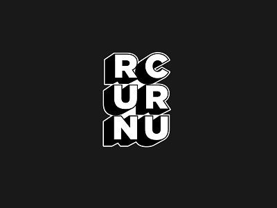 New Balance 'RUNCRU' wordmark | Logo design art branding clean concept digital illustration icon iconography illustrator lettering lettermark logo logo design photoshop print run typo typogaphy vector wordmark wordmarks