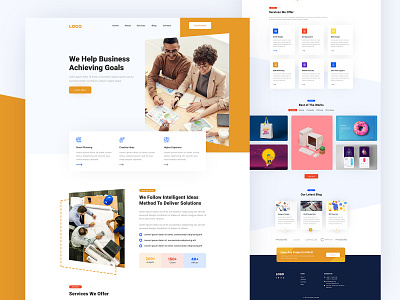 Agency PSD Template 2020 trend agency agency website brand design business design home home page landingpage psd template saas typography ui ui design uidesign ux ux design web website concept