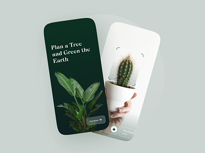Simple Shop Plant App Concept android app app design app screen clean desgin ecommerce green indoor ios onboarding plant shop typography ui design uiux
