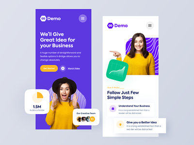 Business Agency mobile responsive design apps business business agency clean design landingpage mobile psd template responsive design screen typography ui ui design ux design website mobile version