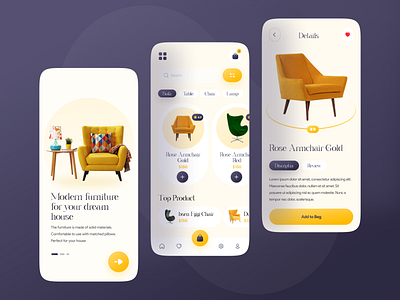 Furniture Shop App Design