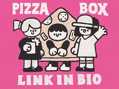 New project on Behance behance brand identity cartoon cute design doodle happy illustration japanese kawaii lettering lettering art lettering artist pizza pizza box typogaphy typography