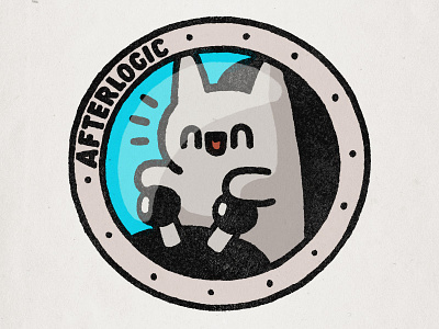 Afterlogic Cat cartoon cat catty character cute design doodle japanese kawaii kitty robot smile
