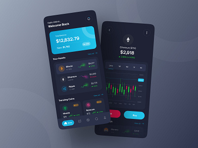 Cryptocurrency Wallet App 🪙 by Emmanuel Edokpa for Piqo Studio on Dribbble