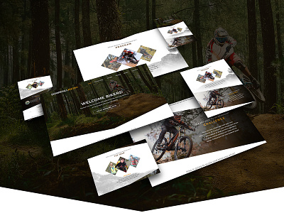 Downhill Biking Mockup bike biking cycling mockup design responsive design web design website