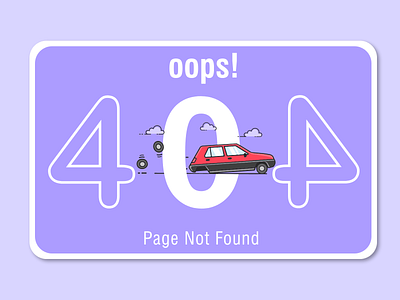 Error 404 page 404 404 error 404 error page 404 page branding flat design illustration landing page page not found trending web website weekly challenge weekly warm up