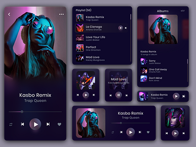 The Music Streaming App UI