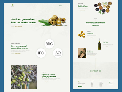 Food & Drink Landing Page branding creative design flat design foodie illustration landingpage trending uiux ux website